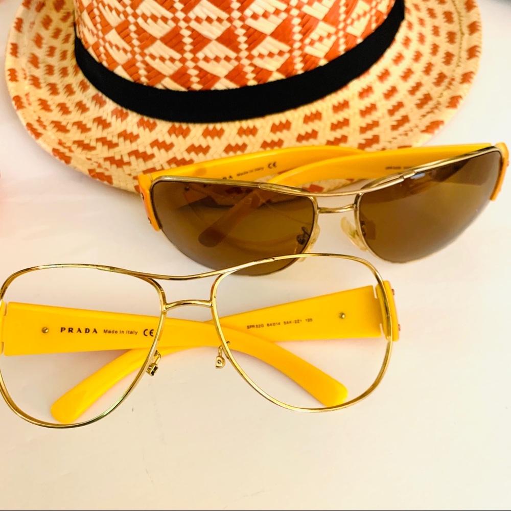 MAKE AN OFFER 🌟 Two pairs VINTAGE PRADA Aviators